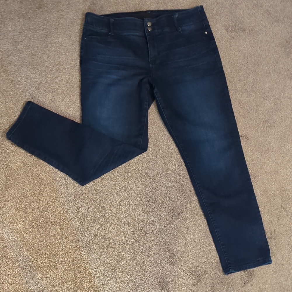 Classic Dark Blue Women's Skinny Jeans